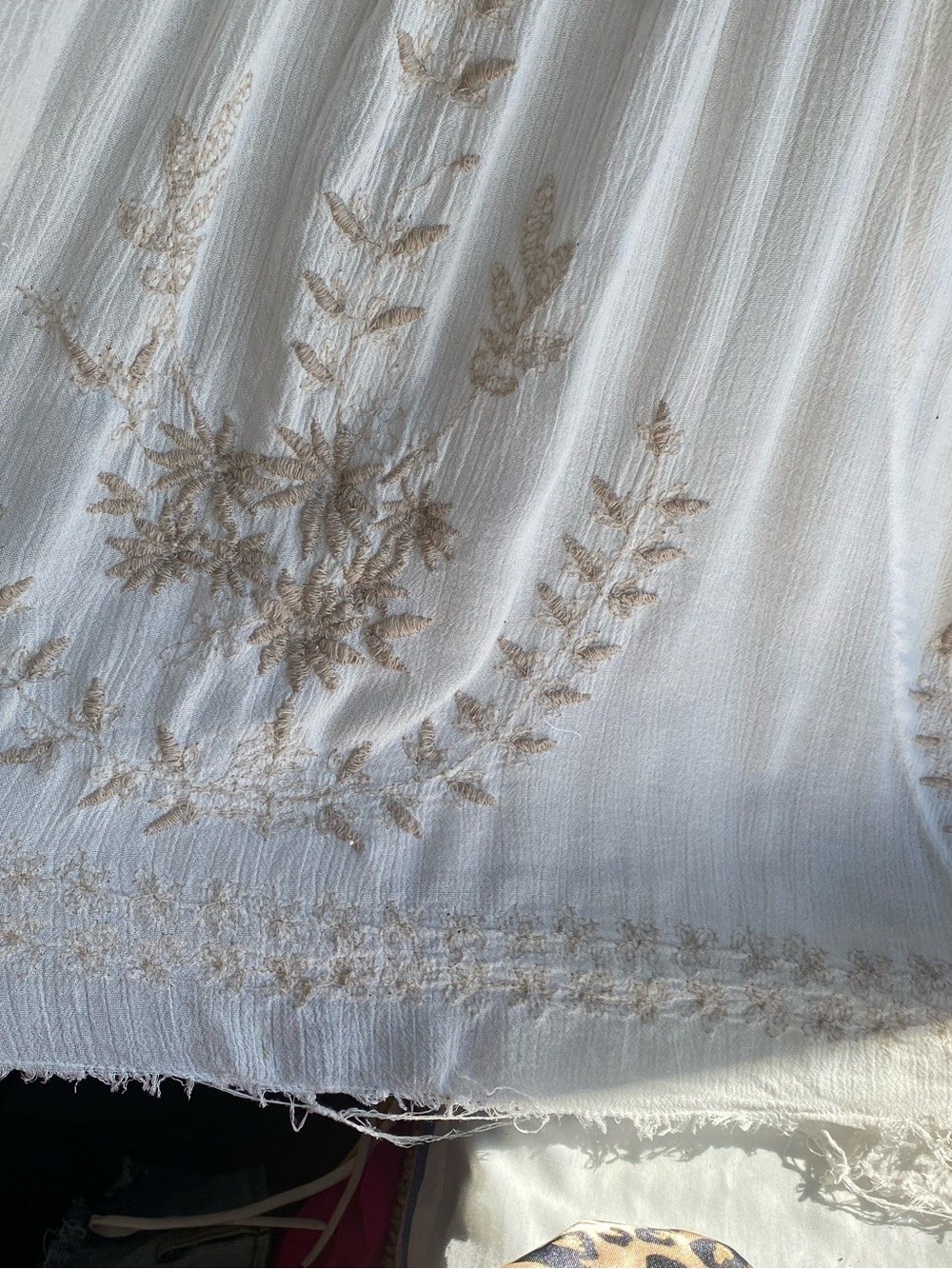 Free People Meadows Of Medallion Embroidered Boho slip dress S - Picture 3 of 4